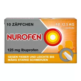NUROFEN Junior 125 mg Zäpfchen, 10 St