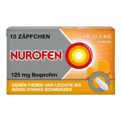 NUROFEN Junior 125 mg Zäpfchen, 10 St NUROFEN Junior 125 mg Zäpfchen, 10 St