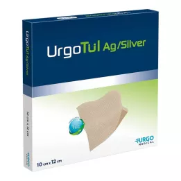 URGOTÜL Silver 10x12 cm Wundgaze, 10 St
