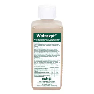 WOFASEPT Instrumenten- und Flächendesinfektion, 250 ml