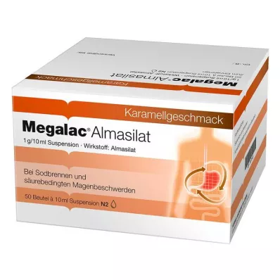 Megalac Almasilat Suspension, 50X10 ml
