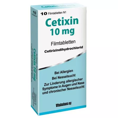 CETIXIN 10 mg Filmtabletten, 10 St CETIXIN 10 mg Filmtabletten, 10 St