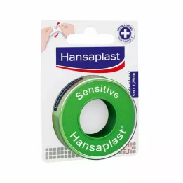 HANSAPLAST Fixierpfl.Sensitive 1,25 cmx5 m, 1 St