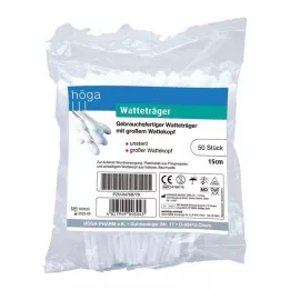 WATTETRÄGER 15 cm m.großen Wattekopf, 50 St