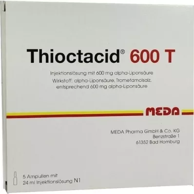 THIOCTACID 600 T Injektionslösung, 5X24 ml