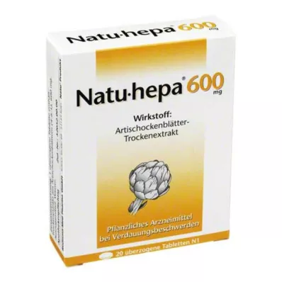 Natu Hepa 600 mg überzogene Tabletten, 20 St Natu Hepa 600 mg überzogene Tabletten, 20 St
