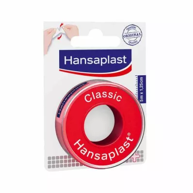 HANSAPLAST Fixierpfl.Classic 1,25 cmx5 m, 1 St