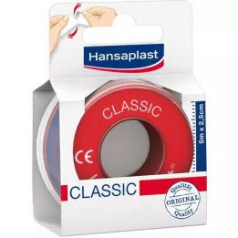 HANSAPLAST Fixierpfl.Classic 2,5 cmx5 m, 1 St