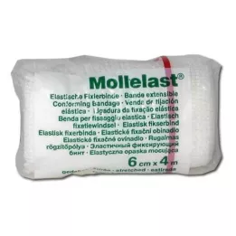 MOLLELAST Binden 6 cmx4 m weiß, 1 St