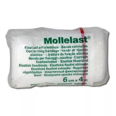 MOLLELAST Binden 6 cmx4 m weiß, 1 St