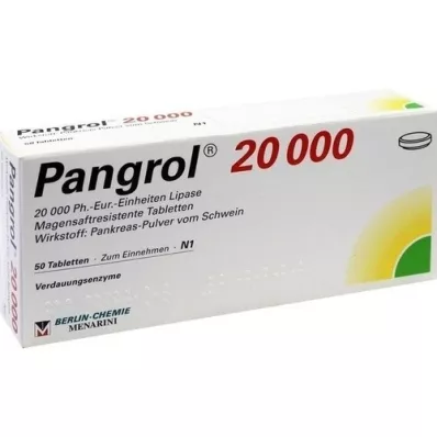 PANGROL 20.000 magensaftresistente Tabletten, 50 St