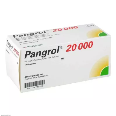 PANGROL 20.000 magensaftresistente Tabletten, 100 St