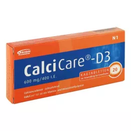 CALCICARE D3 Kautabletten, 20 St