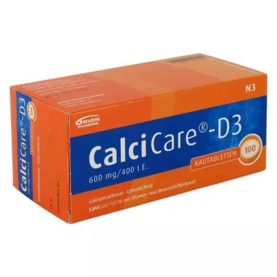 CALCICARE D3 Kautabletten, 100 St