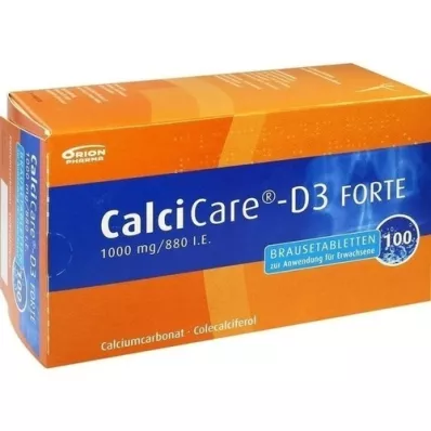 CALCICARE D3 forte Brausetabletten, 100 St