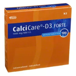 CALCICARE D3 forte Brausetabletten, 100 St
