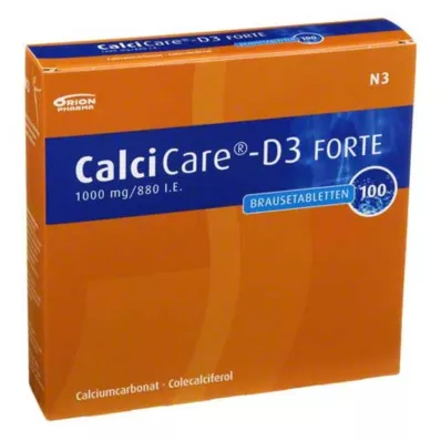 CALCICARE D3 forte Brausetabletten, 100 St
