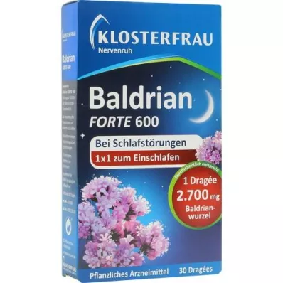 KLOSTERFRAU Baldr.forte 600 Nervenruh üb.Tabl., 30 St