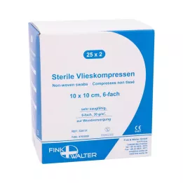 VLIESKOMPRESSEN 10x10 cm steril 6fach, 25X2 St