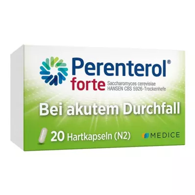 PERENTEROL forte 250 mg Kapseln, 20 St PERENTEROL forte 250 mg Kapseln, 20 St