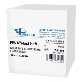 FIXIERBINDE kohäsiv elastisch 10 cmx20 m weiß, 1 St