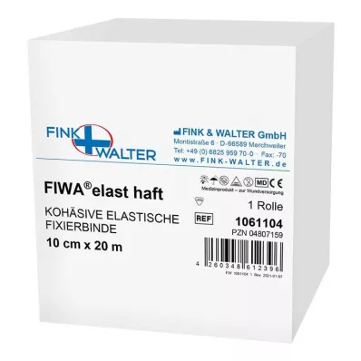 FIXIERBINDE kohäsiv elastisch 10 cmx20 m weiß, 1 St