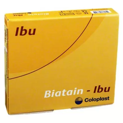 BIATAIN Ibu Schaumverband 10x10 cm nicht haftend, 5 St