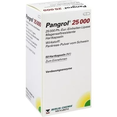 PANGROL 25.000 Hartkps.m.magensaftr.überz.Pell., 50 St