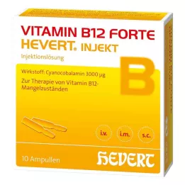 VITAMIN B12 HEVERT forte Injekt Ampullen, 10X2 ml