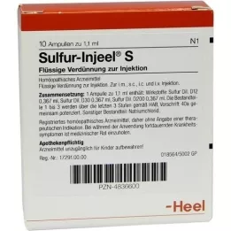 SULFUR INJEEL S Ampullen, 10 St