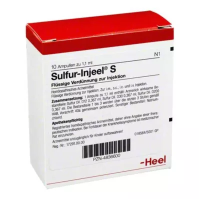 SULFUR INJEEL S Ampullen, 10 St