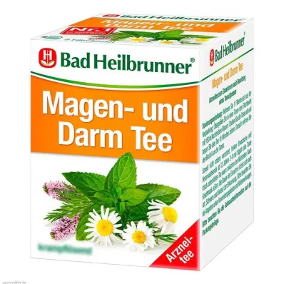 BAD HEILBRUNNER Magen- und Darm Tee N Filterbeutel, 8X1.75 g