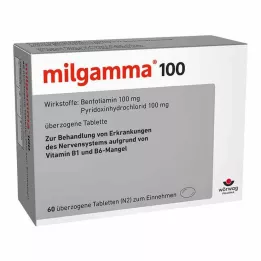 MILGAMMA 100 mg überzogene Tabletten, 60 St