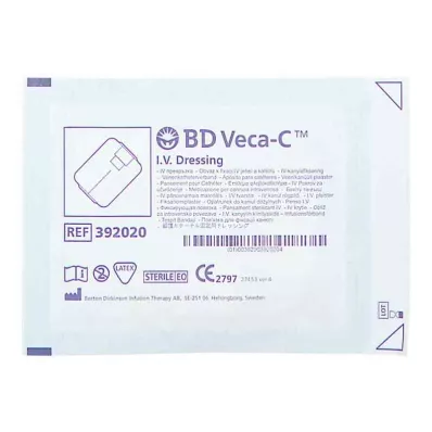 BD VECA-C Katheterfixierverb.6x7,5 cm m.Sichtfen., 1 St