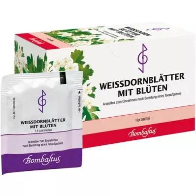 WEISSDORNBLÄTTER m.Blüten Filterbeutel, 20X1.5 g