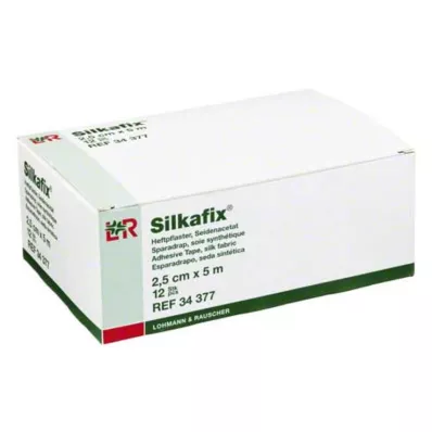 SILKAFIX Heftpfl.2,5 cmx5 m Pappkern, 12 St