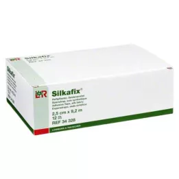 SILKAFIX Heftpfl.2,5 cmx9,2 m Pappkern, 12 St
