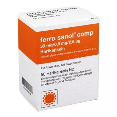 FERRO SANOL comp. Hartkaps.m.msr.überz.Pellets, 50 St