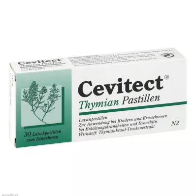 CEVITECT Thymian Pastillen, 30 St