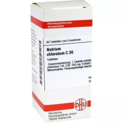 NATRIUM CHLORATUM C 30 Tabletten, 80 St