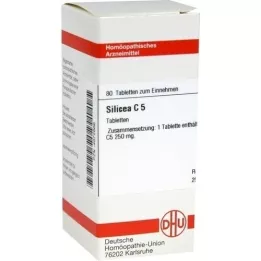 SILICEA C 5 Tabletten, 80 St