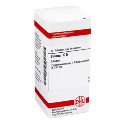 SILICEA C 5 Tabletten, 80 St
