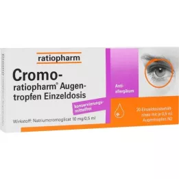 CROMO-RATIOPHARM Augentropfen Einzeldosis, 20X0.5 ml