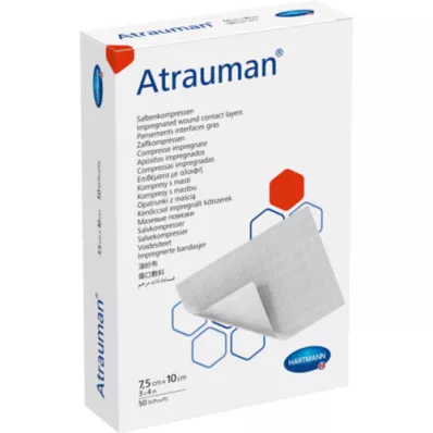 ATRAUMAN 7,5x10 cm steril Kompressen, 50 St