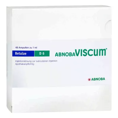 ABNOBAVISCUM Betulae D 6 Ampullen, 48 St