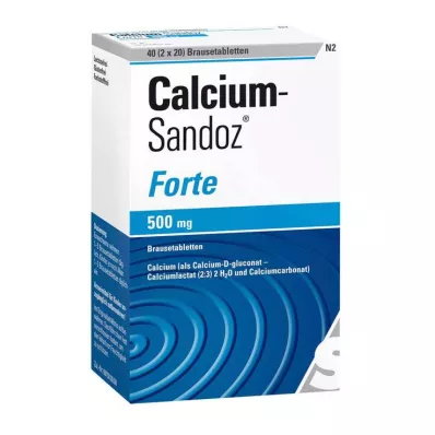 CALCIUM SANDOZ forte Brausetabletten, 2X20 St