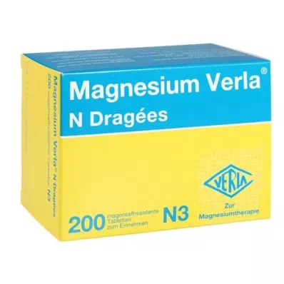 MAGNESIUM VERLA N Dragees, 200 St