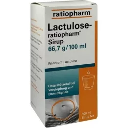 LACTULOSE-ratiopharm Sirup, 500 ml