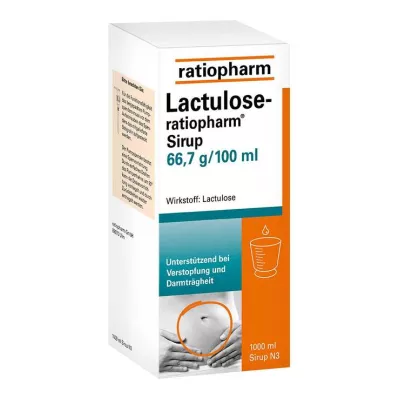 LACTULOSE-ratiopharm Sirup, 1000 ml LACTULOSE-ratiopharm Sirup, 1000 ml