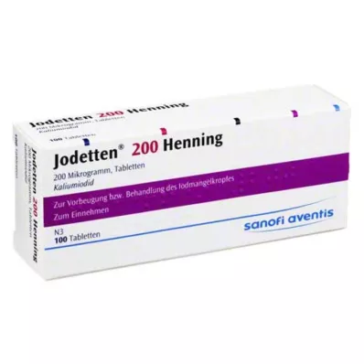 JODETTEN 200 Henning Tabletten, 100 St JODETTEN 200 Henning Tabletten, 100 St